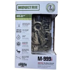 Moultrie M-999i 20MP Trail Camera HD 1080p Invisible IR No Glow New In Box